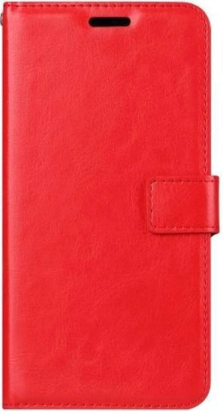 Huawei Mate 20 Pro Hoesjes – Bookcase Portemonnee Hoes – Pasjeshouder – Magneetsluiting – Rood-Ilumina Benelux