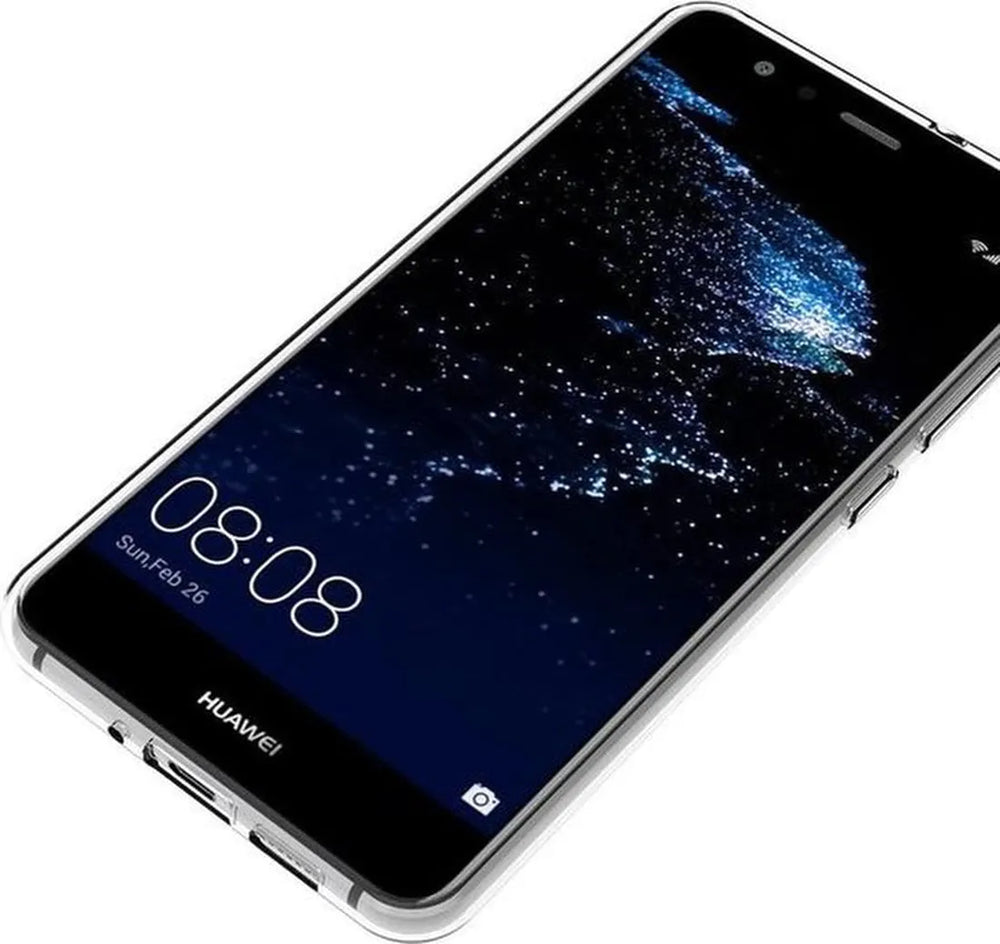 Huawei P10 Lite Hoesjes – Siliconen Backcover – Transparant – Flexibel – Anti Kras-Ilumina Benelux