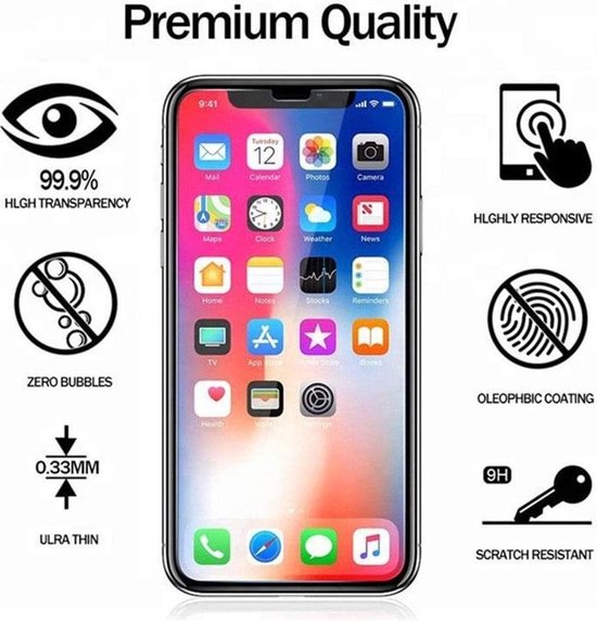 Huawei P40 Lite Screenprotector Gehard 9H – Anti-kras – 1-Pack-Ilumina Benelux