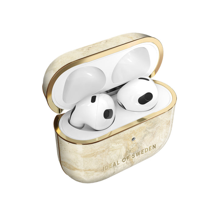 iDeal of Sweden AirPods 3 hoesje - Sandstorm Marble-Koptelefoon case-Ilumina Benelux