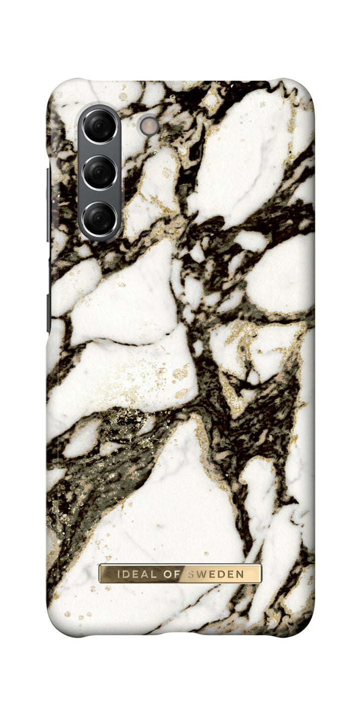 iDeal of Sweden Samsung Galaxy S21 Backcover hoesje - Fashion Case - Calacatta Golden Marble-Hoesjes-Ilumina Benelux