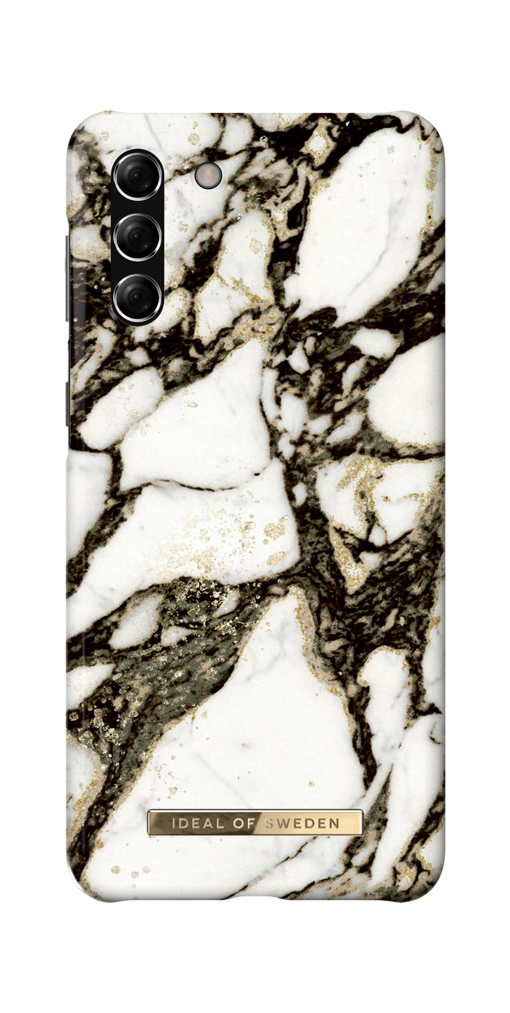 iDeal of Sweden Samsung Galaxy S21 Plus Backcover hoesje - Fashion Case - Calacatta Golden Marble-Hoesjes-Ilumina Benelux