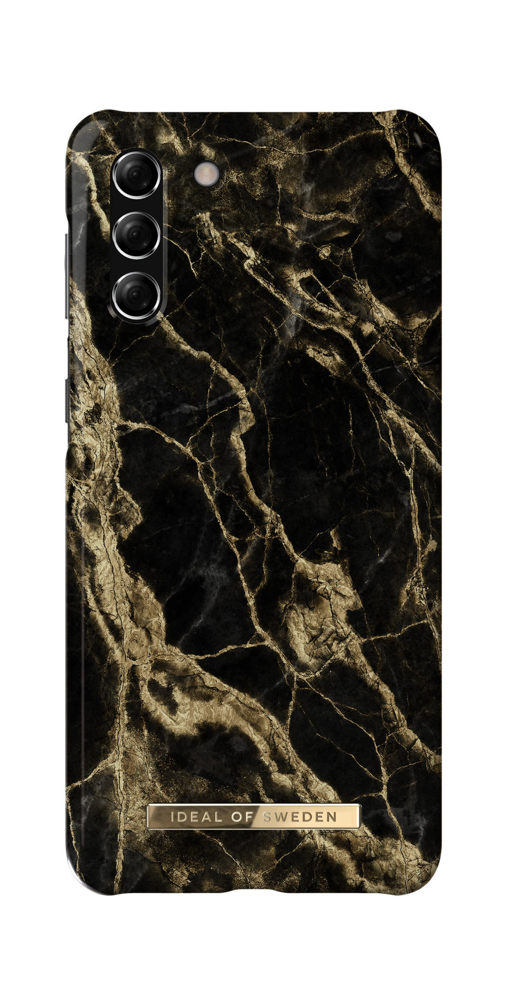 iDeal of Sweden Samsung Galaxy S21 Plus Hardcase Backcover - Fashion Case - Golden Smoke Marble-Hoesjes-Ilumina Benelux