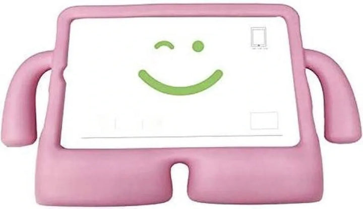 iPad 10.2 (2019-2021) & 10.5 (2017-2019) Hoesjes – Kidsproof – Handvat – Standfunctie – Lichtroze-Tablethoesjes-Ilumina Benelux