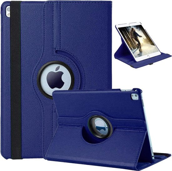 iPad 10.2 (2019-2021) Hoesjes – 360° draaibaar multi-stand – Beschermhoes – Donkerblauw-Tablethoesjes-Ilumina Benelux