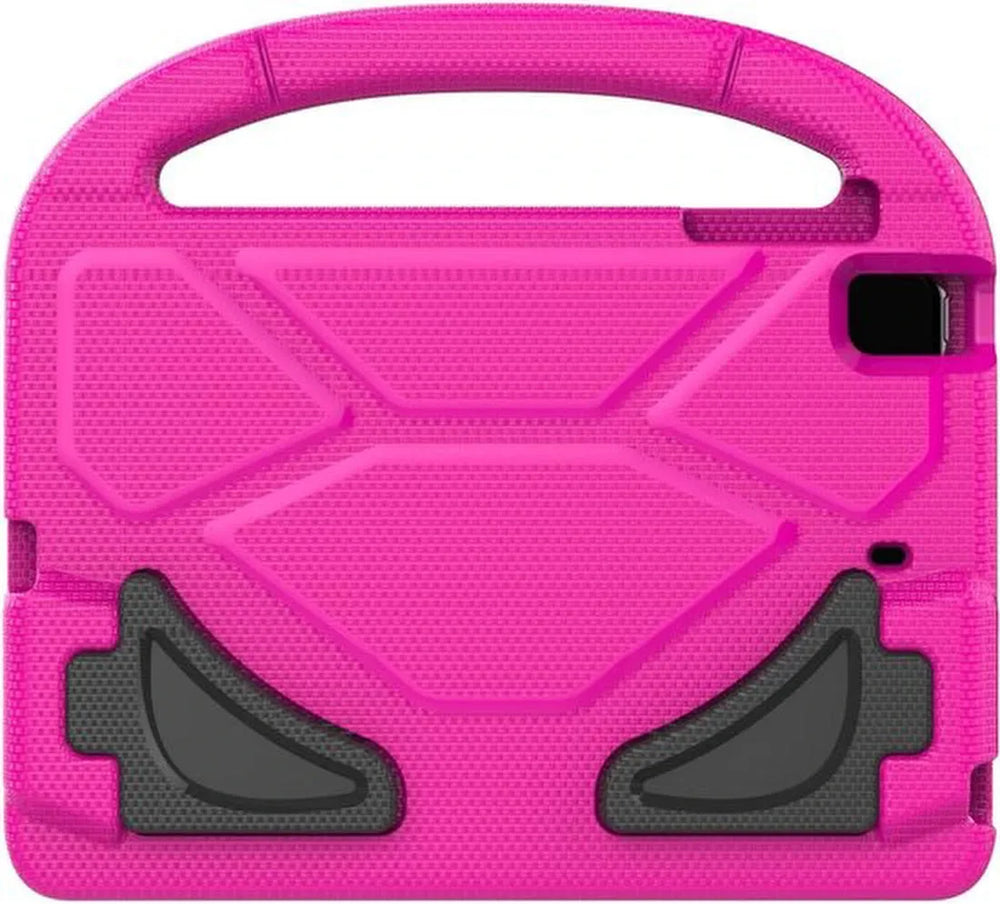 iPad 10.2 (2019-2021) Hoesjes – Kidsproof Siliconen – Handvat & Standfunctie – Roze-Tablethoesjes-Ilumina Benelux