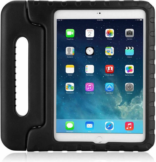 iPad 10.2 (2019-2021) Hoesjes – Kinderhoes met Handvat & standfunctie – Zwart-Tablethoesjes-Ilumina Benelux