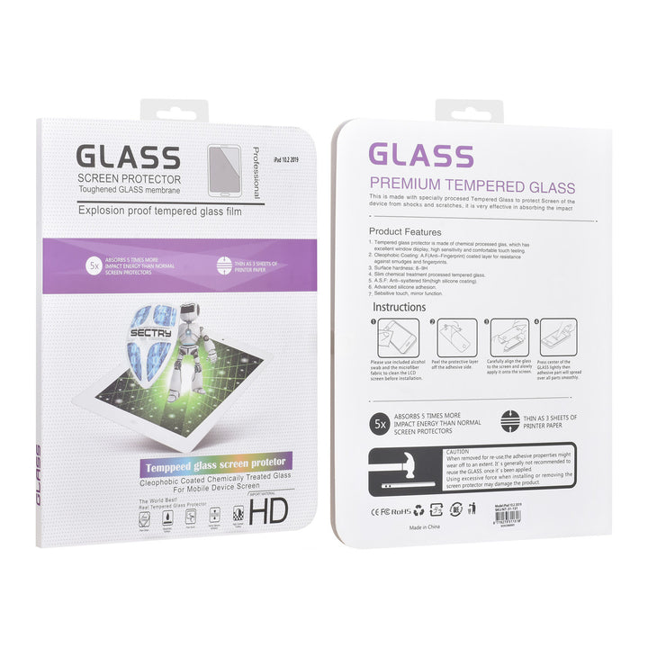 TUNIQ iPad 10.2 (2019-2021) Tablet Screenprotector - Tempered Glass - Transparant-tabletscreenprotectors-Ilumina Benelux
