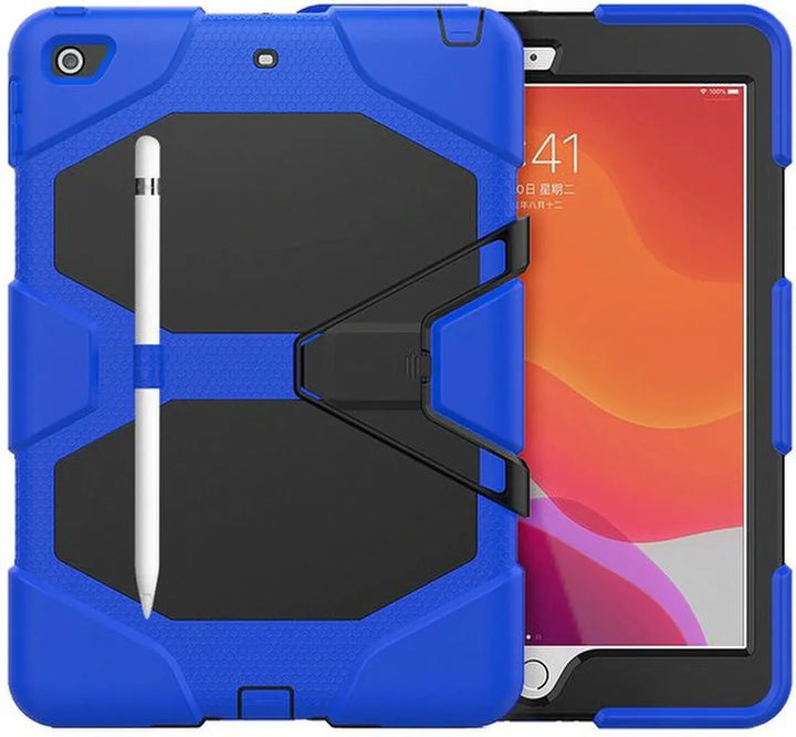 iPad 10.2 (2019/2020/2021) – Extreme Robuust Armor Hoesjes – Schokbestendig – Blauw-Tablethoesjes-Ilumina Benelux