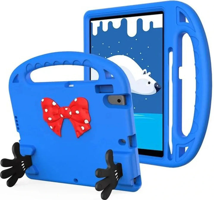 iPad 10.2 (2019/2020/2021) Hoesjes – Kidsproof – Handvat – Standfunctie – Blauw-Tablethoesjes-Ilumina Benelux