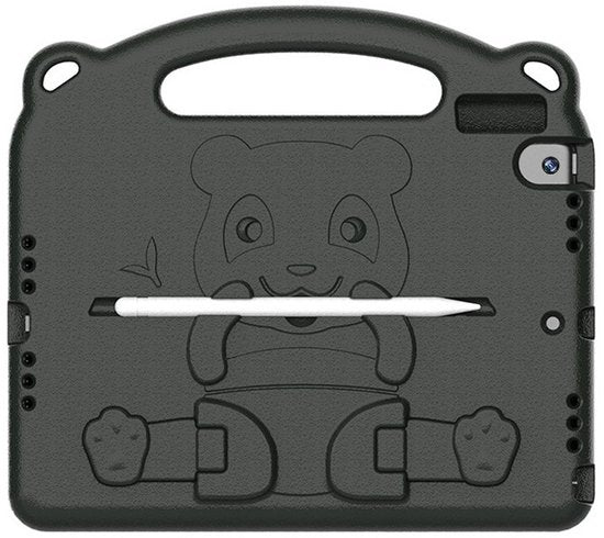 iPad 10.2 2019/2020/2021 Hoesjes – Kidsproof Hoesjes – Schokbestendig – Handvat & Standfunctie – Zwart-Tablethoesjes-Ilumina Benelux