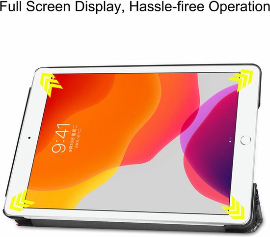 iPad 10.2 (2019/2020/2021) – Tri-Fold Smart Cover – Standfunctie – Ultraslank-Tablethoesjes-Ilumina Benelux