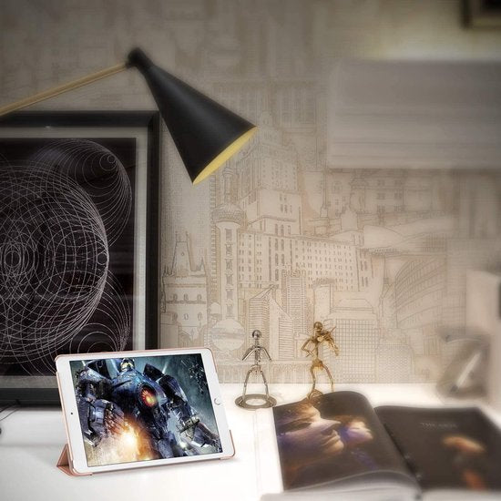iPad 10.2 (2019/2020/2021) – Tri-Fold Smart Cover – Standfunctie – Ultraslank – Roségoud-Tablethoesjes-Ilumina Benelux