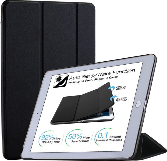 iPad 10.2 (2019/2020/2021) – Ultraslank Tri-Fold Smart Cover – Standfunctie – Zwart-Tablethoesjes-Ilumina Benelux