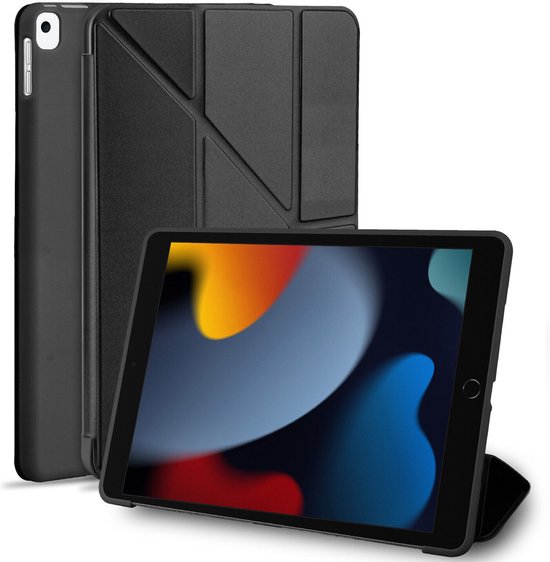 iPad 10.2 (2020/2021/2022) – Extreme Robuust Armor – Slaap/Wake – Zwart-Tablethoesjes-Ilumina Benelux