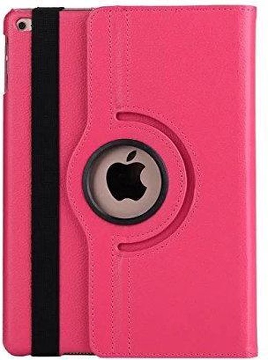 iPad 10.2 (2021/2020/2019) Hoesjes – 360° draaibaar – Multi-stand – Donkerroze-Tablethoesjes-Ilumina Benelux