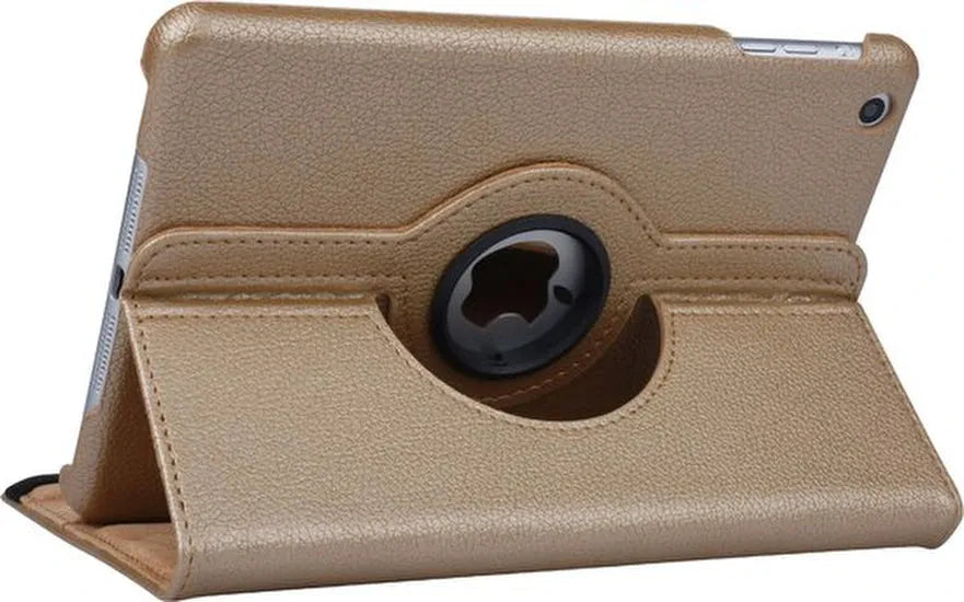 iPad 10.2 (2021/2020/2019) Hoesjes – 360° draaibaar – Multi-stand – Goud-Tablethoesjes-Ilumina Benelux