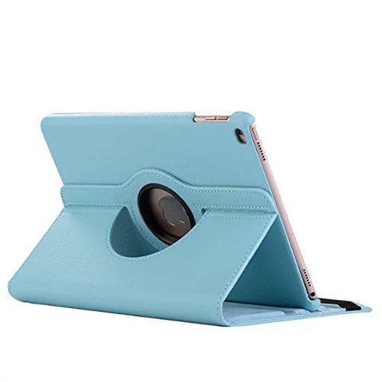 iPad 10.2 (2021/2020/2019) Hoesjes – 360° draaibaar – Multi-stand Standfunctie – Lichtblauw-Tablethoesjes-Ilumina Benelux