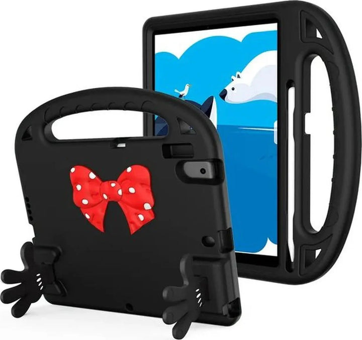 iPad 10.2 (7e/8e/9e gen) Hoesjes – Kidsproof – Handvat – Standfunctie – Zwart-Tablethoesjes-Ilumina Benelux