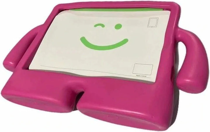 iPad 10.2/10.5 Hoesjes – Kinderhoes met Handvat & standaard – Donkerroze-Tablethoesjes-Ilumina Benelux