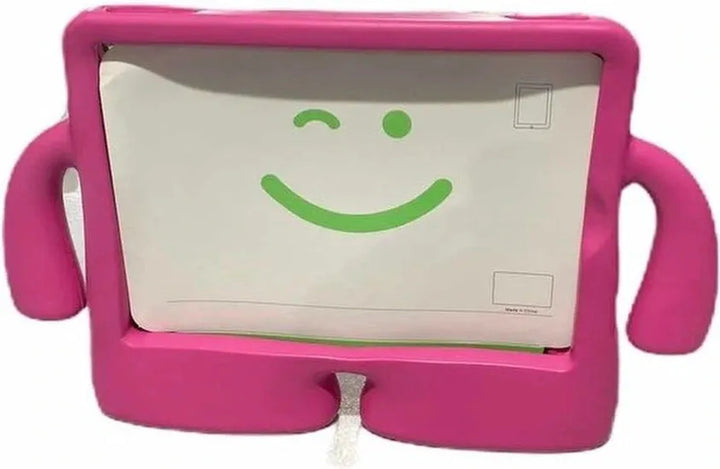 iPad 10.2/10.5 Hoesjes – Kinderhoes met Handvat & standaard – Donkerroze-Tablethoesjes-Ilumina Benelux