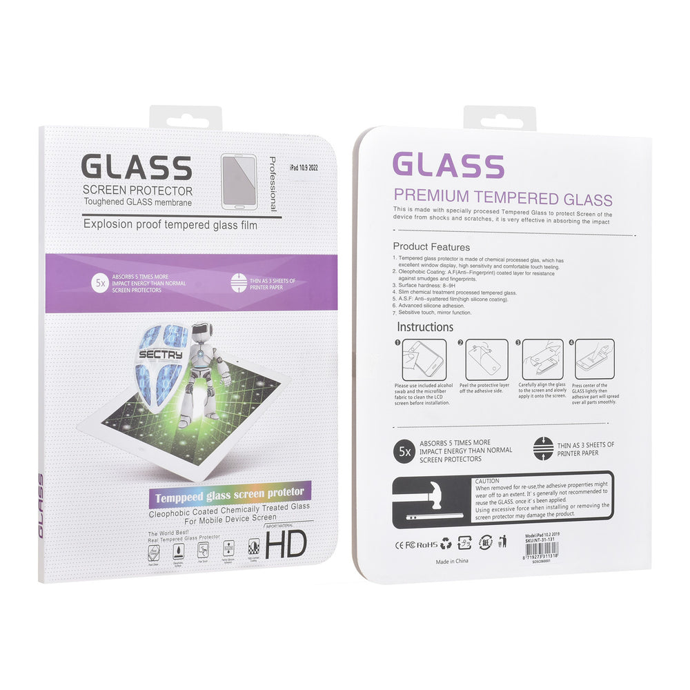 TUNIQ iPad 10.9 (2022) & iPad 11 (2025) Tablet Screenprotector - Tempered Glass - Transparant-tabletscreenprotectors-Ilumina Benelux