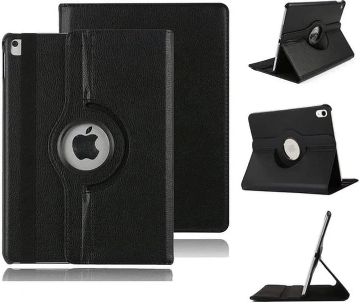 iPad 11 2025 A16 / iPad 12 2026 A19 11 inch / iPad 10 (2022) 10.9 Hoesjes – 360° draaibaar – Multi-stand – Zwart-Tablethoesjes-Ilumina Benelux