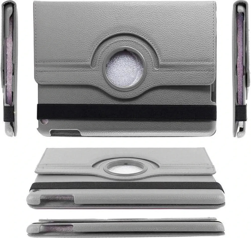 iPad 11 2025 A16 / iPad 12 2026 A19 11 inch / iPad 10 (2022) 10.9 Hoesjes – 360° draaibaar – Standfunctie – Grijs-Tablethoesjes-Ilumina Benelux