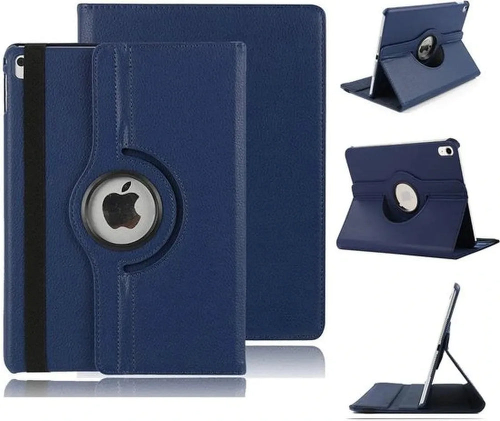 iPad 11 2025 A16 / iPad 12 2026 A19 / iPad 10 (2022) 10.9 Hoesjes – 360° draaibaar – Multi-stand – Donkerblauw-Tablethoesjes-Ilumina Benelux