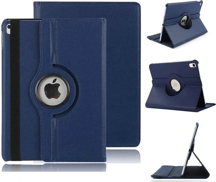 iPad 11 2025 A16 / iPad 12 2026 A19 / iPad 10 (2022) 10.9 Hoesjes – 360° draaibaar – Multi-stand – Donkerblauw-Tablethoesjes-Ilumina Benelux