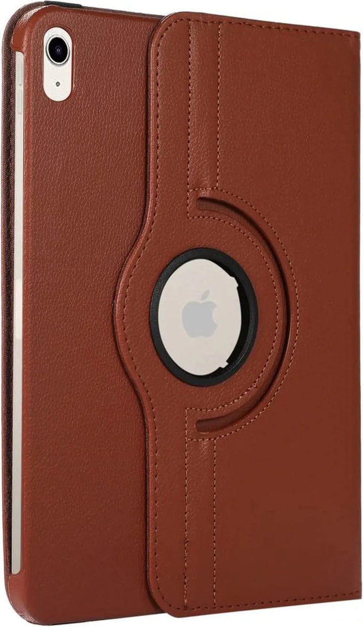 iPad 11 2025 A16 / iPad 12 2026 A19 / iPad 10 (2022) 10.9 Hoesjes – 360° draaibaar – Standfunctie – Bruin-Tablethoesjes-Ilumina Benelux