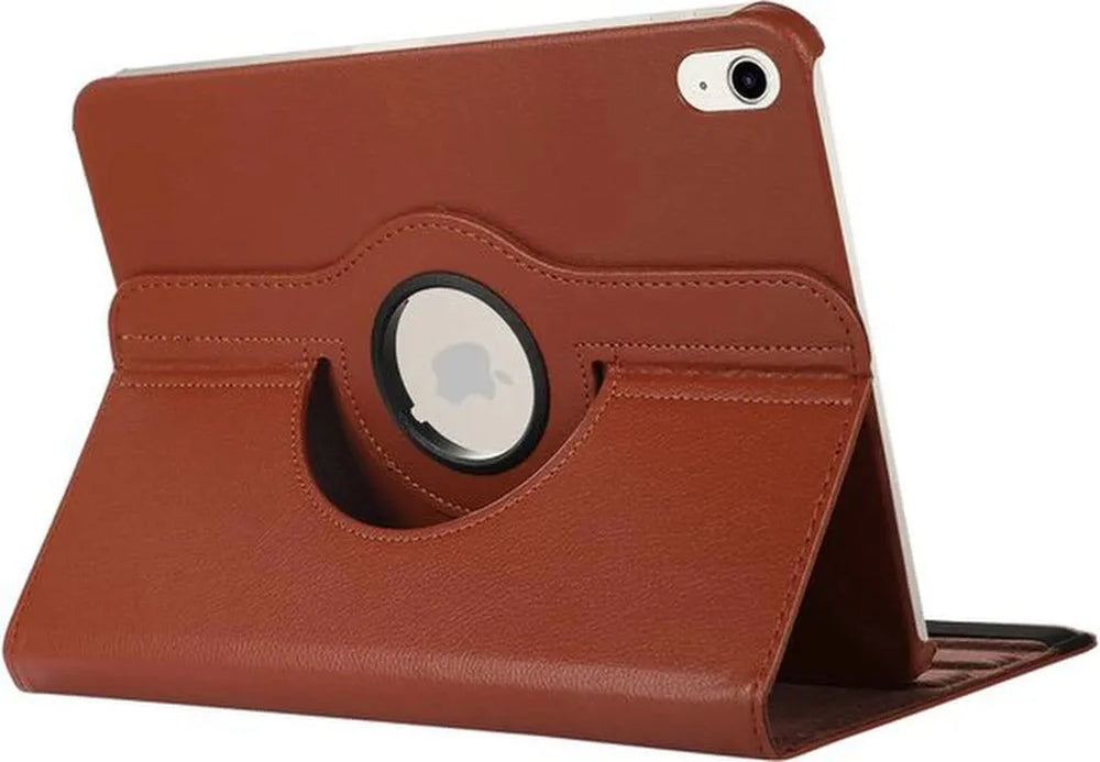 iPad 11 2025 A16 / iPad 12 2026 A19 / iPad 10 (2022) 10.9 Hoesjes – 360° draaibaar – Standfunctie – Bruin-Tablethoesjes-Ilumina Benelux