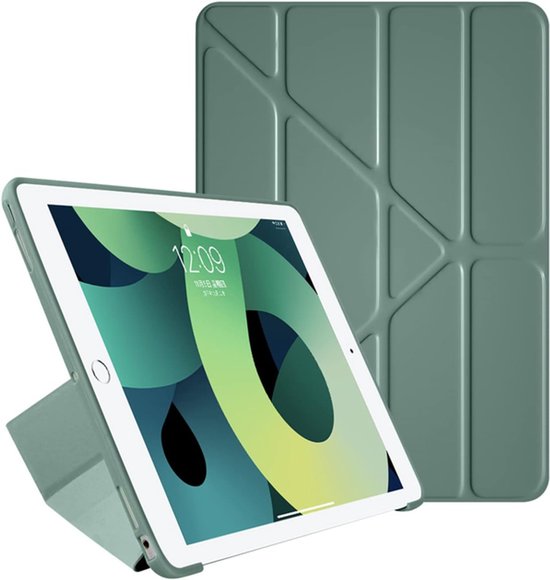 iPad 11 2025 A16 / iPad 12 2026 A19 / iPad 10 (2022) 10.9 – Tri-Fold stand – Pencil-houder – Zwart-Tablethoesjes-Ilumina Benelux