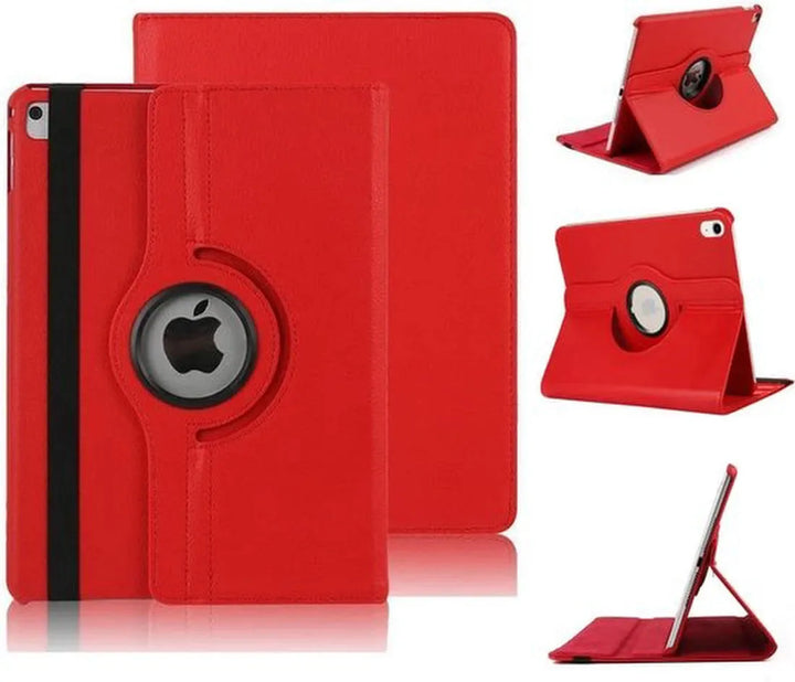 iPad 11 2025 A16/iPad 12 2026 A19/iPad 10 10.9 (2022) Hoesjes – 360° draaibaar – Standfunctie – Rood-Tablethoesjes-Ilumina Benelux