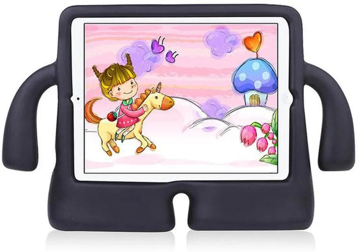 iPad 11 (2025) & iPad 10 10.9 (2022) Hoesjes – Kidsproof – Handvat – Standfunctie – Zwart-Tablethoesjes-Ilumina Benelux