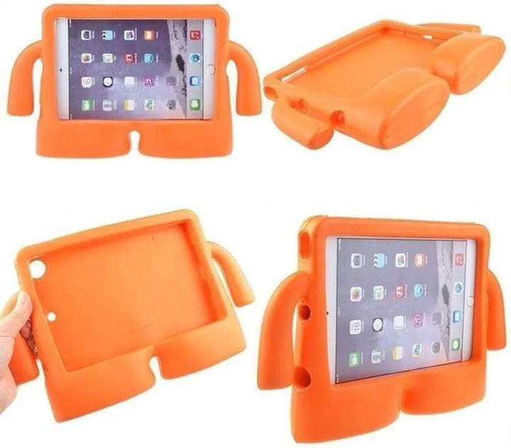 iPad 2017/2018 Hoesjes – Kinderhoes met Handvat – Standfunctie – Oranje-Tablethoesjes-Ilumina Benelux