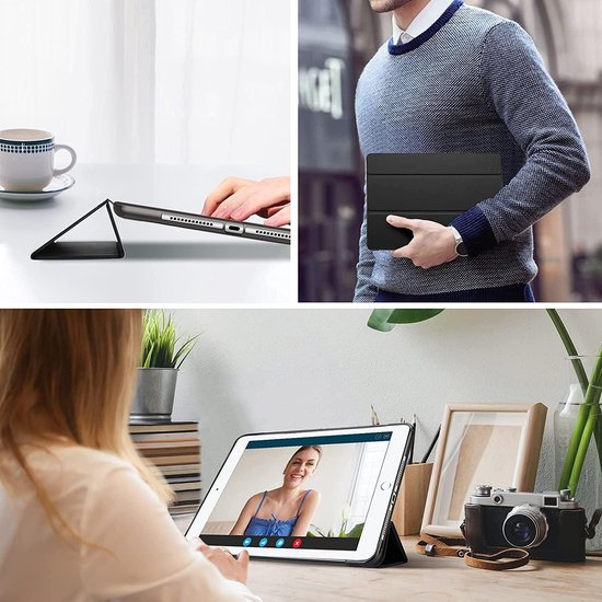 iPad 2017/2018 – Smart Cover – Tri-Fold standaard – Standfunctie – Goud-Tablethoesjes-Ilumina Benelux
