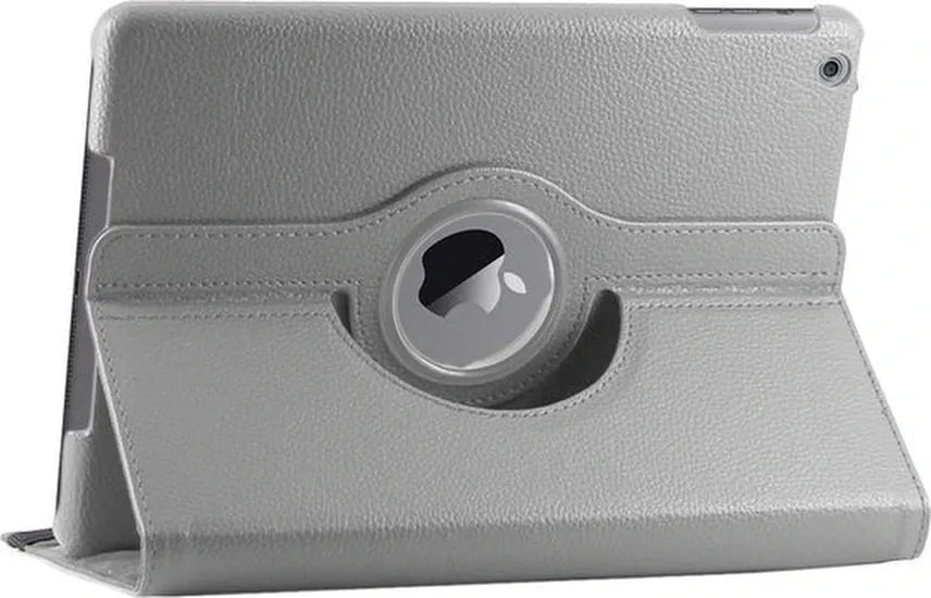 iPad 2017/2018/Pro 9.7/Air 1/2 Hoesjes – 360° draaibaar – Multi-stand – Grijs-Tablethoesjes-Ilumina Benelux