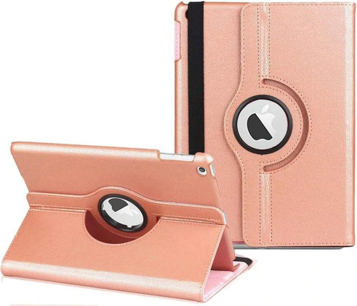 iPad 2/3/4 9.7 inch Hoesjes – 360° draaibaar – Multi-stand standfunctie – Roségoud-Tablethoesjes-Ilumina Benelux