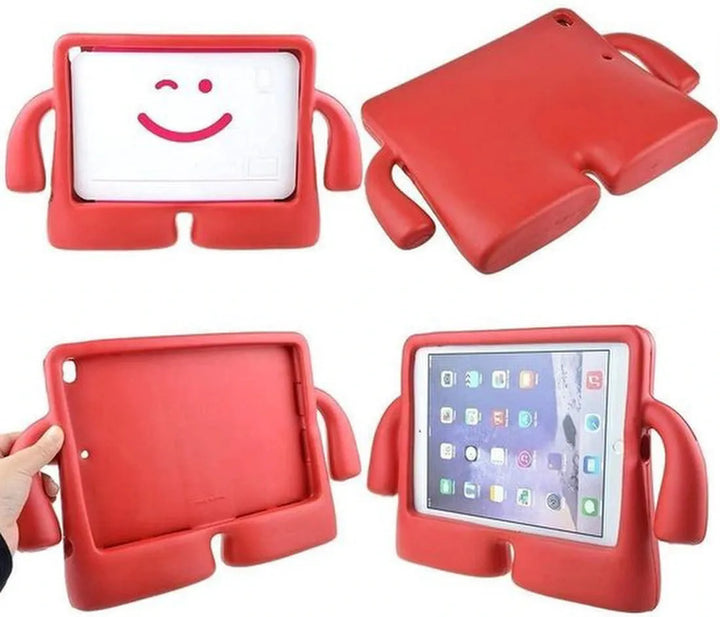 Samsung Galaxy Tab A 10.1 (2019) T510/T515 Hoesjes – Kinderhoes met Handvatten – Rood-Tablethoesjes-Ilumina Benelux