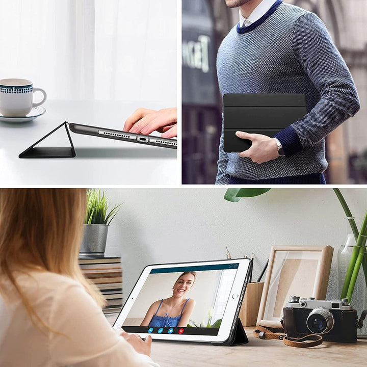 iPad 2/3/4 – Smart Cover Tri-Fold – Standfunctie – Roségoud-Tablethoesjes-Ilumina Benelux