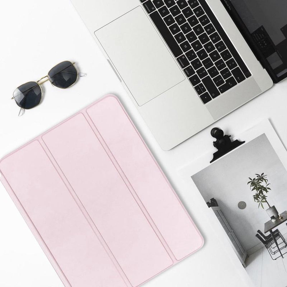 iPad 2/3/4 – Smart Cover Tri-Fold – Standfunctie – Roségoud-Tablethoesjes-Ilumina Benelux