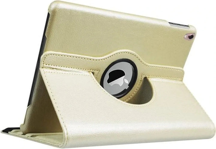 iPad 9.7 (2018) & iPad Air 1/2 Hoesjes – 360° draaibaar – Multi-stand – Goud-Tablethoesjes-Ilumina Benelux