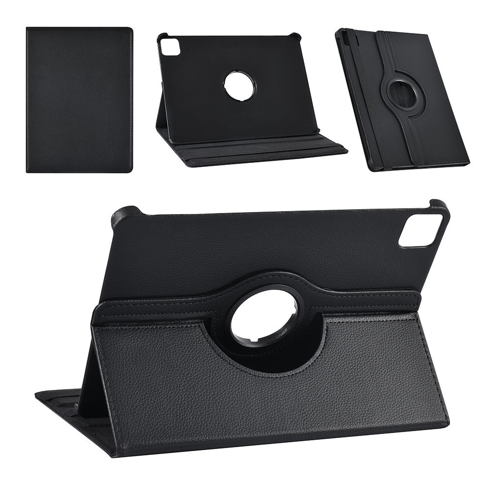 iPad Air 11 (2024 & 2025) Book Case Tablethoes Rotatable - Zwart-Tablethoesjes-Ilumina Benelux