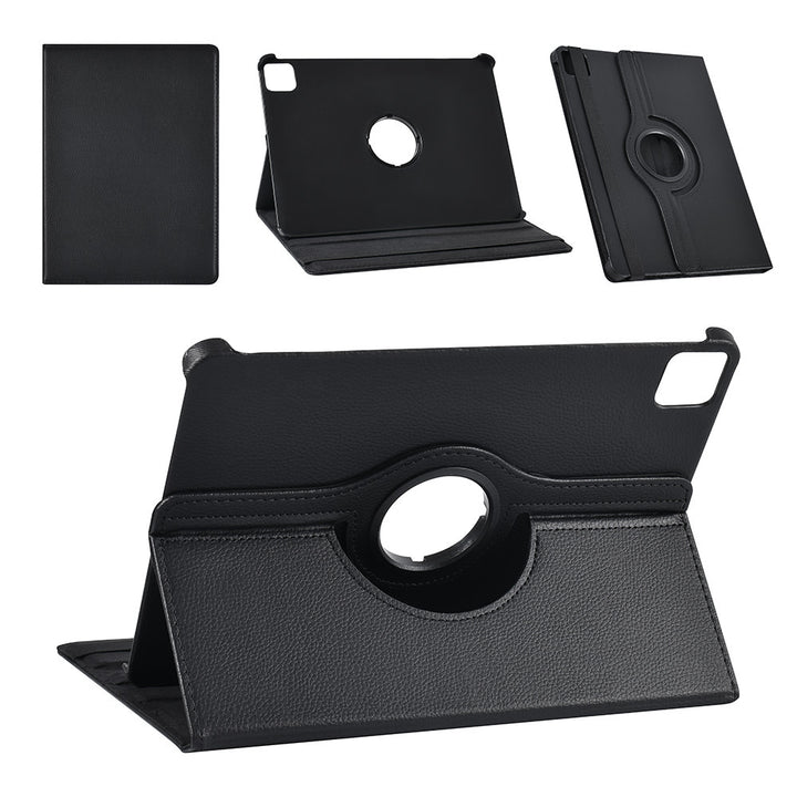 iPad Air 11 (2024 & 2025) Book Case Tablethoes Rotatable - Zwart-Tablethoesjes-Ilumina Benelux