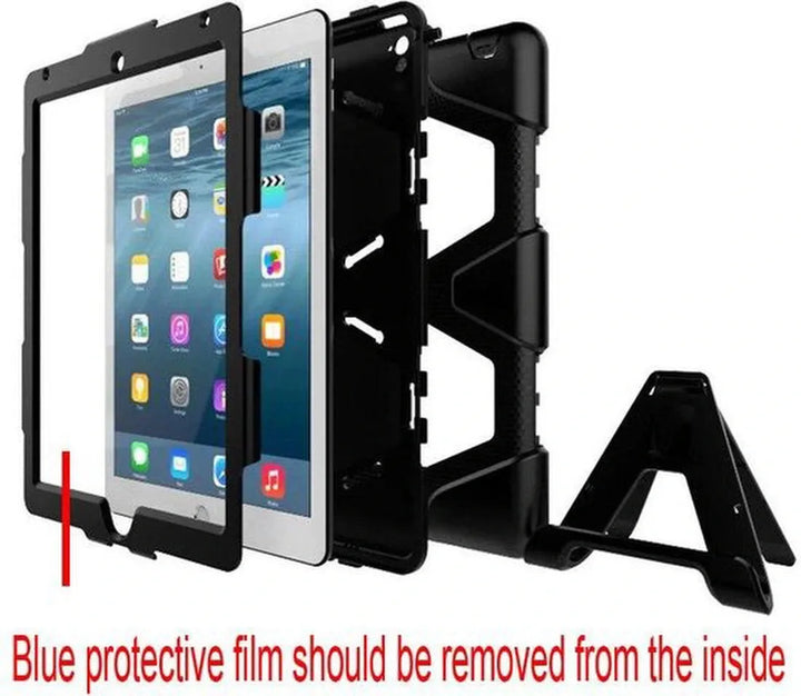 iPad Air 1/2 9.7 inch – Extreme Robuuste Armor Hoesjes – Schokbestendig – Roze-Tablethoesjes-Ilumina Benelux