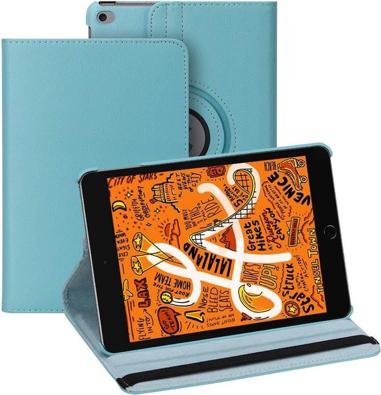 iPad Air 1/2 9.7 inch Hoesjes – 360° draaibaar – Multi-stand – Lichtblauw-Tablethoesjes-Ilumina Benelux