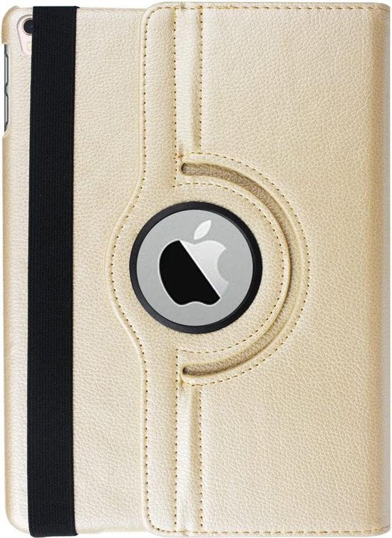 iPad Air 1/2 & iPad 2017/2018 9.7 inch Hoesjes – 360° draaibaar – Standfunctie – Goud-Tablethoesjes-Ilumina Benelux