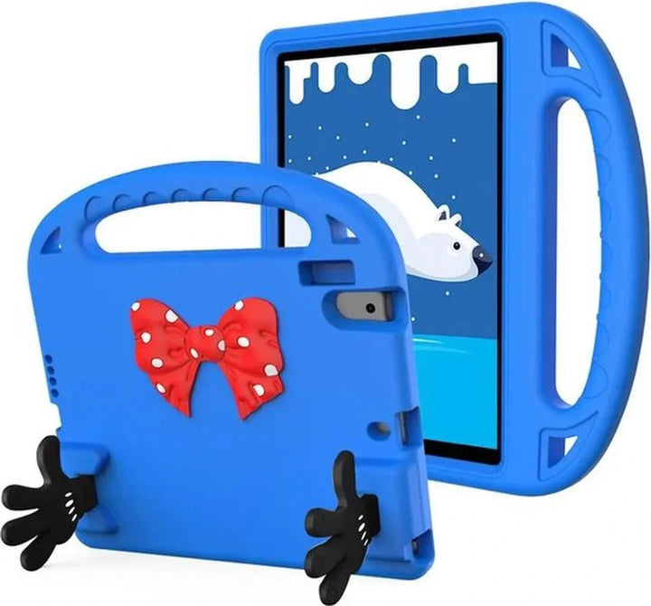 iPad Air 1/2 & iPad Pro 9.7 & iPad 2017/2018 Hoesjes – Kidsproof – Handvat – Standfunctie – Blauw-Tablethoesjes-Ilumina Benelux