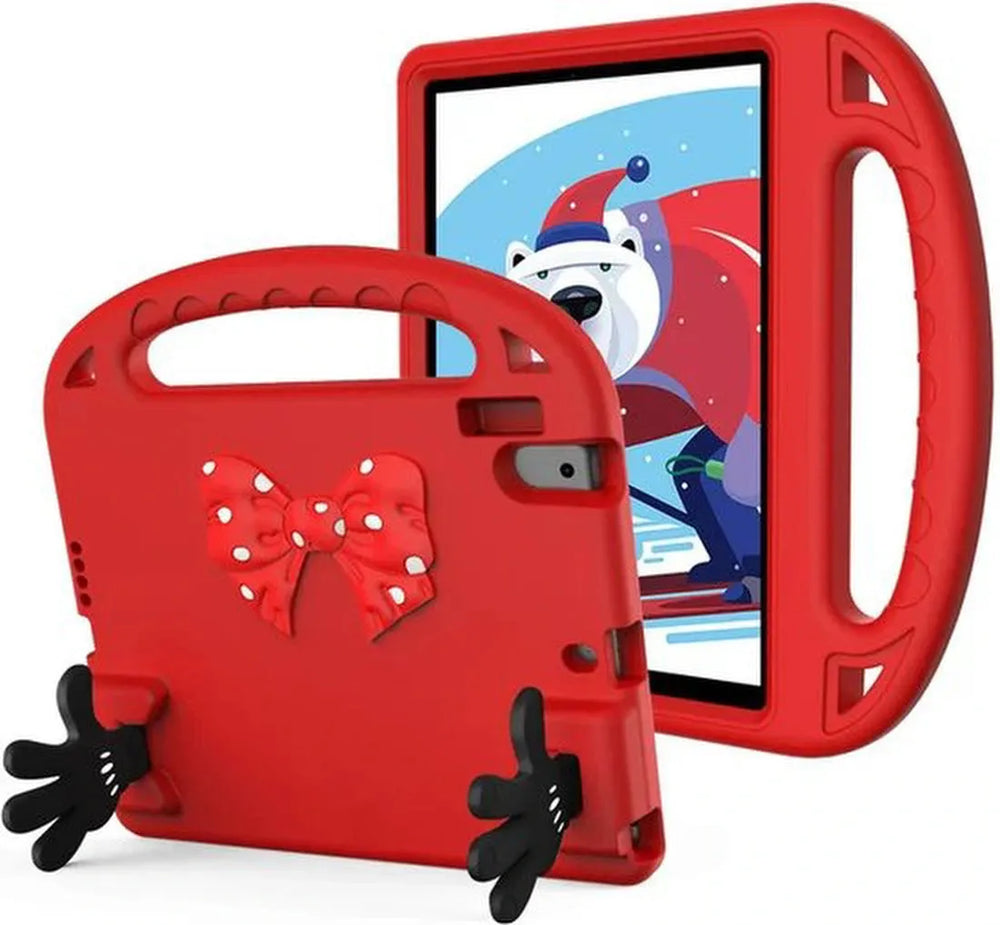 iPad Air 1/2, iPad Pro 9.7, iPad 2017/2018 Hoesjes – Kidsproof – Handvat – Standfunctie – Rood-Tablethoesjes-Ilumina Benelux